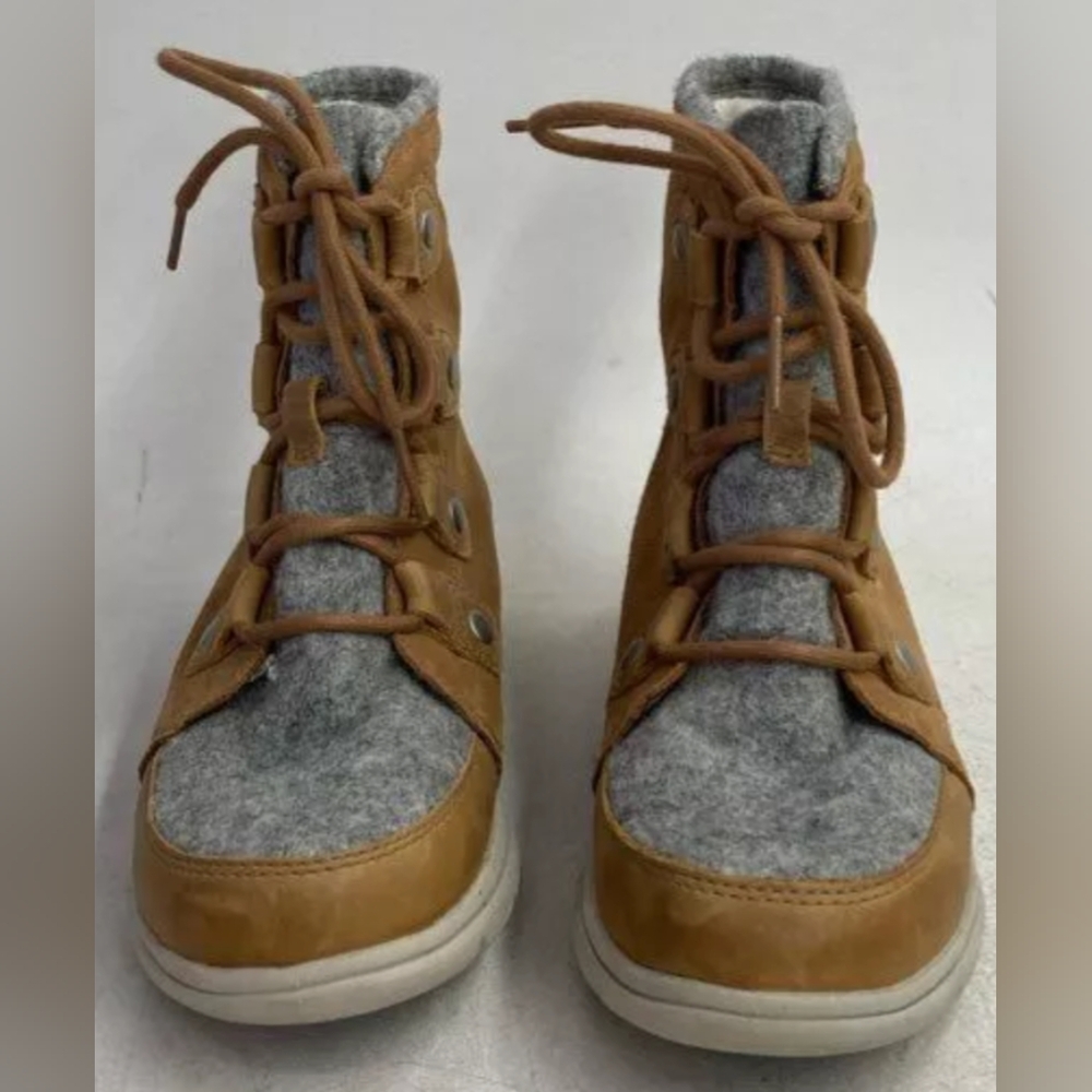 Sorel Explorer™ Joan Leather Boots Size 5 Pre-owned Exc MSRP $155 - Picture 5 of 11